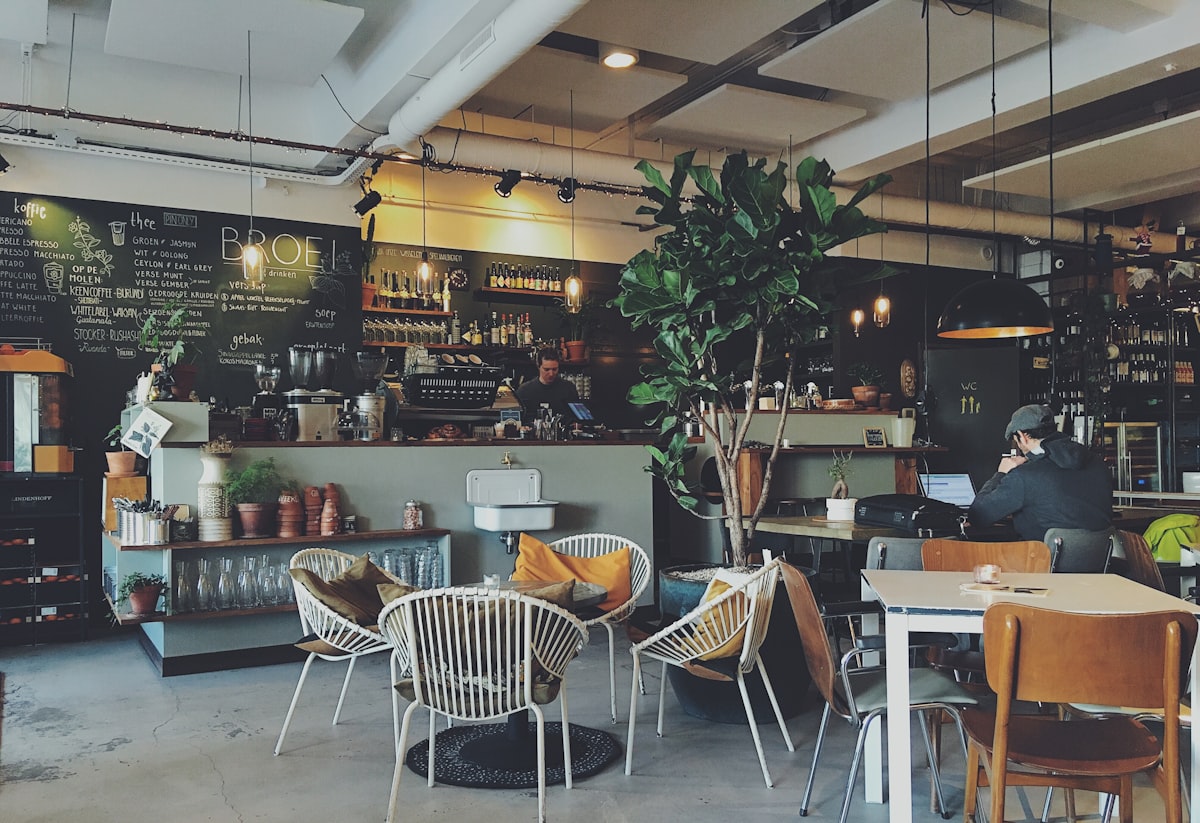 Cozy Swedish café atmosphere